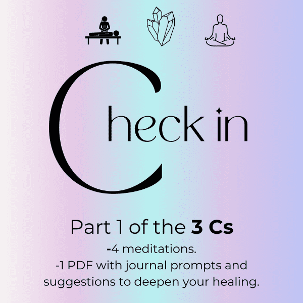 Check In- The first cycle of the 3 Cs