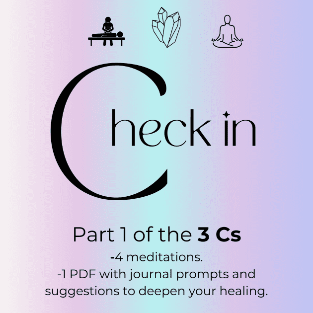 Check In- The first cycle of the 3 Cs