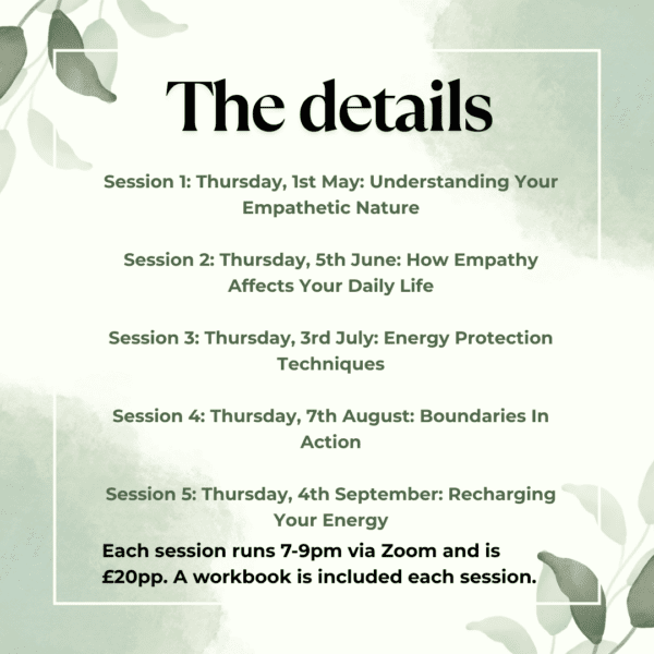 Empath Protection Program Online- Session 5- 4th September - Image 4