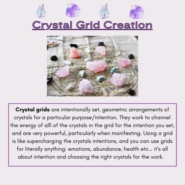 How to Make a Crystal Grid- 1 page guide