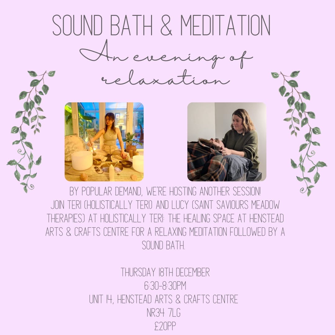 Relaxation Meditation & Sound Bath- 18th December