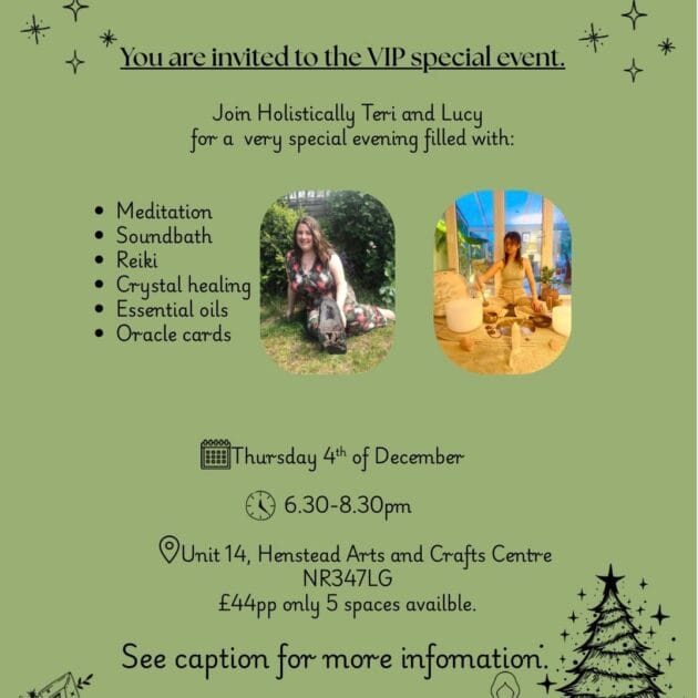 VIP Special Event: Meditation, Sound, Reiki, Crystal Healing, Oracle Cards & Essential Oils!