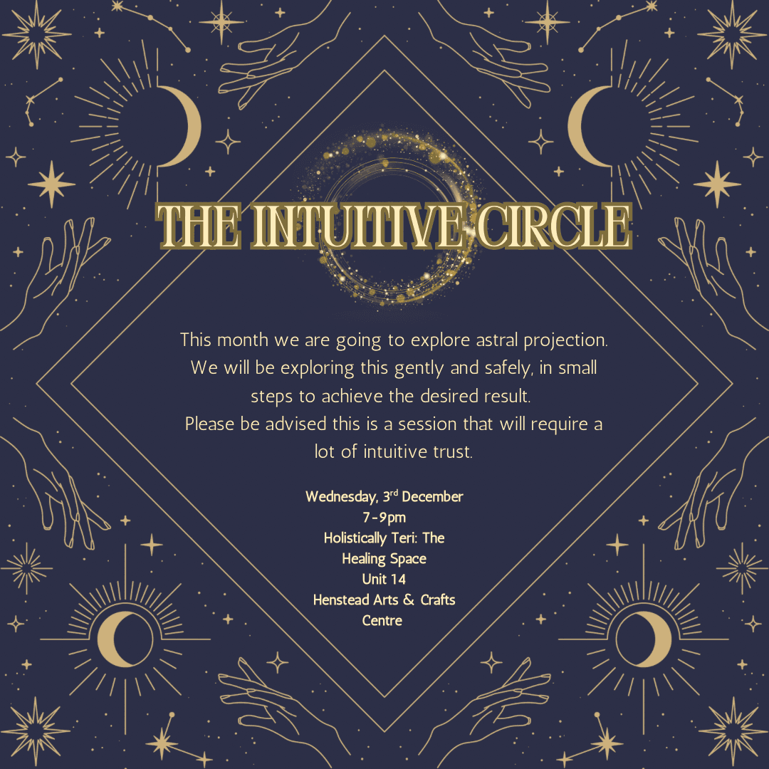 Intuitive Circle- 3rd December- Astral Projection