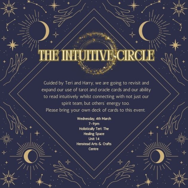 Intuitive Circle- Wednesday 4th March- Card Reading Part 2