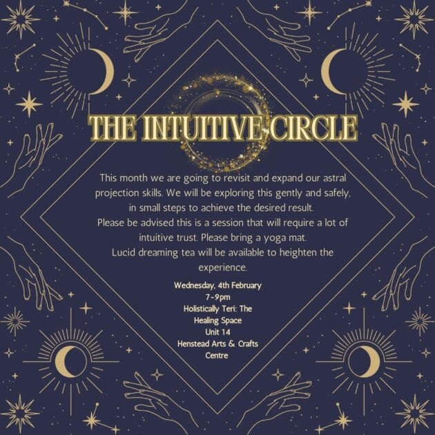 Intuitive Circle- Wednesday 4th February- Astral Projection