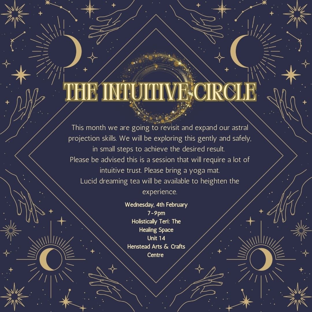 Intuitive Circle- Wednesday 4th February- Astral Projection
