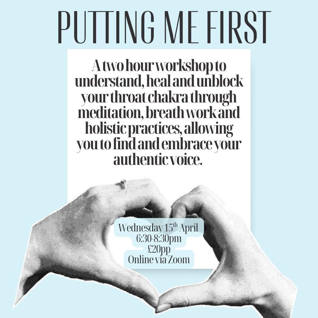 Putting Me First- Online Throat Chakra Awakening