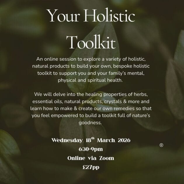 Your Holistic Toolkit- An Online Offering