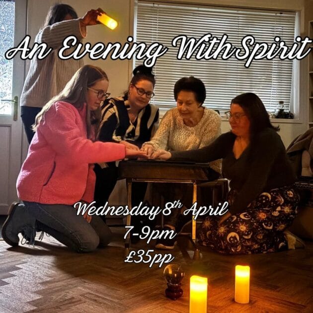 An Evening with Spirit- Wednesday 8th April- 7-9pm