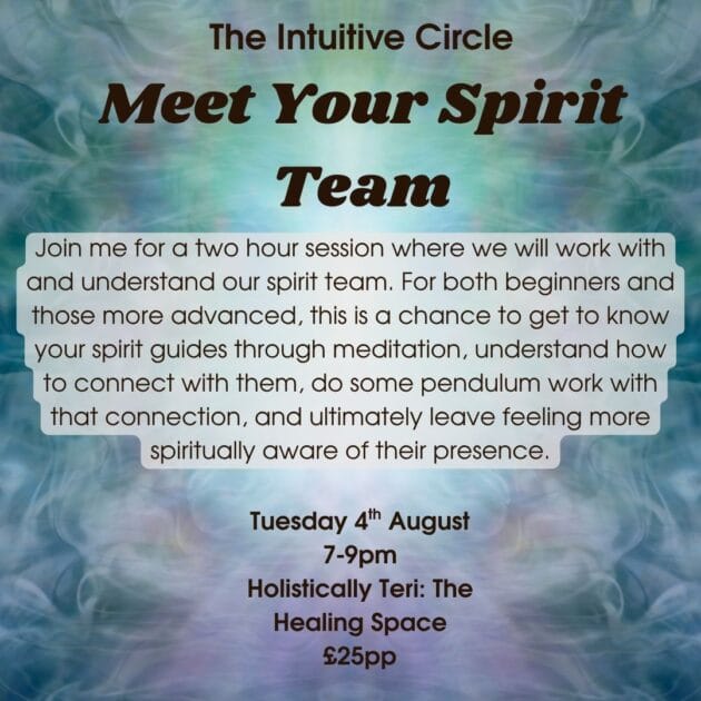 The Intuitive Circle: Spirit Guides- 4th August