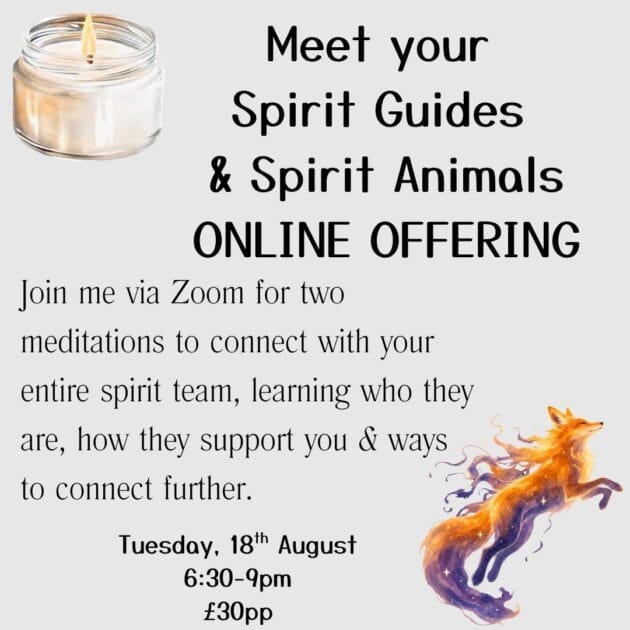 Spirit Guides and Animals- Online Offering