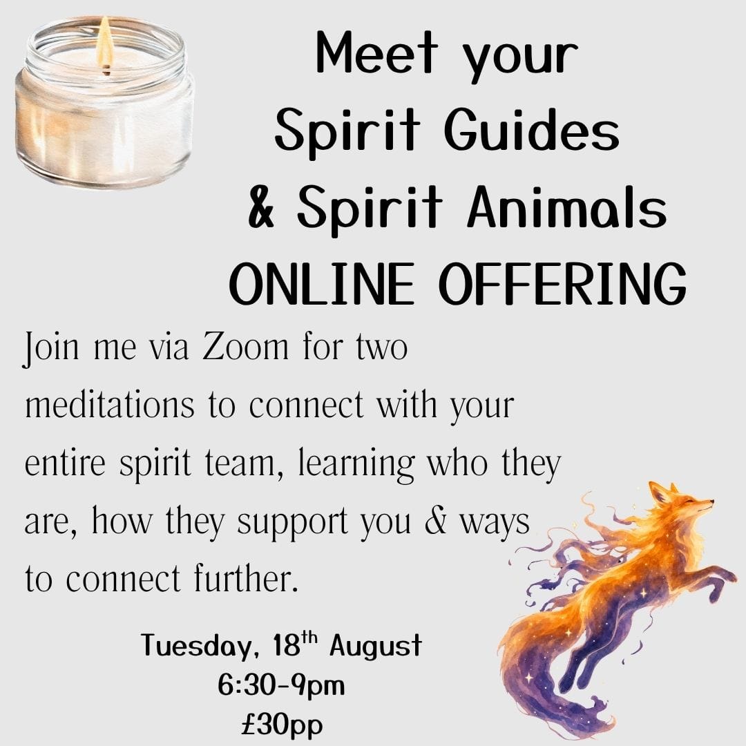 Spirit Guides and Animals- Online Offering