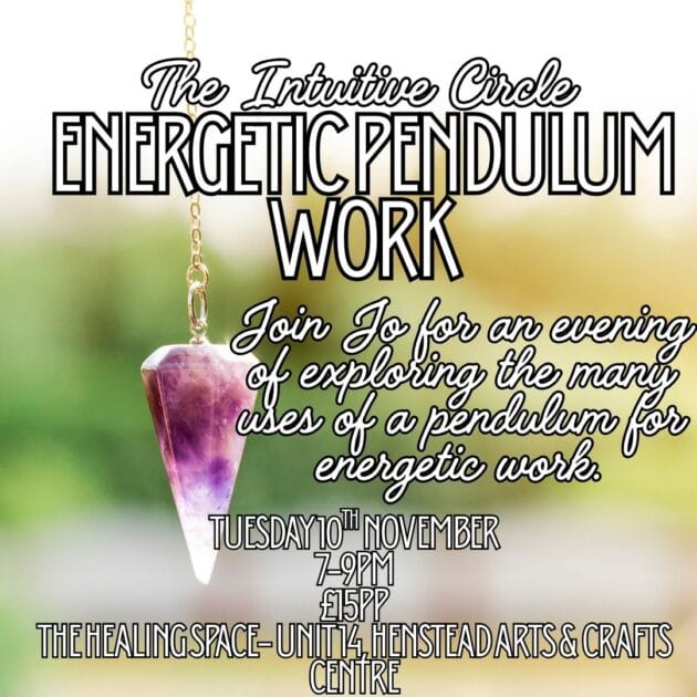 The Intuitive Circle- Energetic Pendulum Work- 10th November